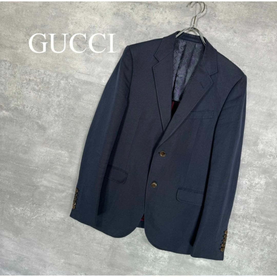 Gucci(グッチ)の『GUCCI』グッチ (48 C) テーラードジャケット レディースのジャケット/アウター(テーラードジャケット)の商品写真