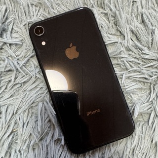アイフォーン(iPhone)のiPhone Xr ブラック 256GB SIMフリー(スマートフォン本体)