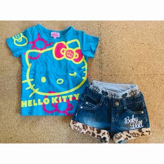 BABYDOLL - 【美品！限定セール中】BABY DOLL HELLO KITTY Tシャツパンツ