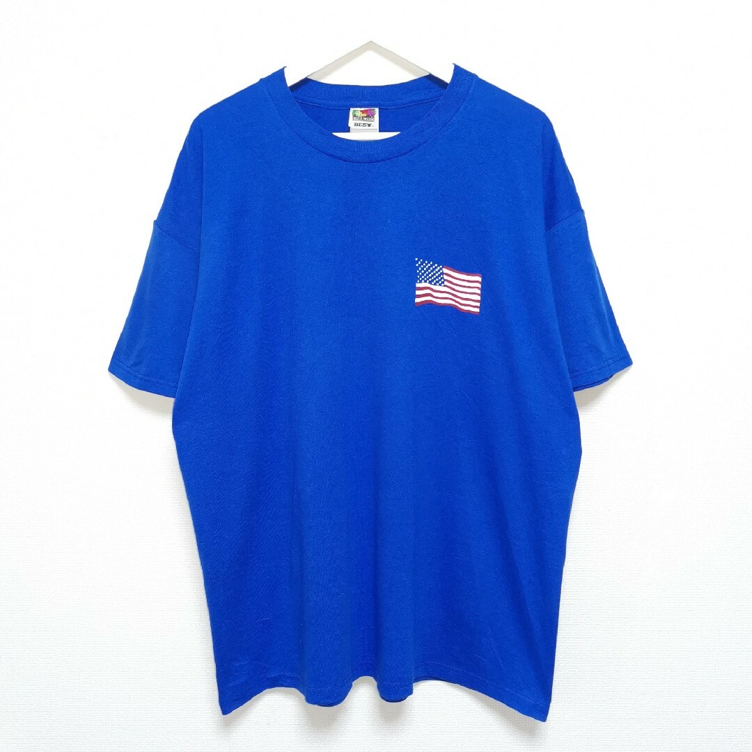 FRUIT OF THE LOOM(フルーツオブザルーム)のXXL 00s 小便小僧 フルーツオブザルーム Tシャツ 星条旗 USA メンズのトップス(Tシャツ/カットソー(半袖/袖なし))の商品写真