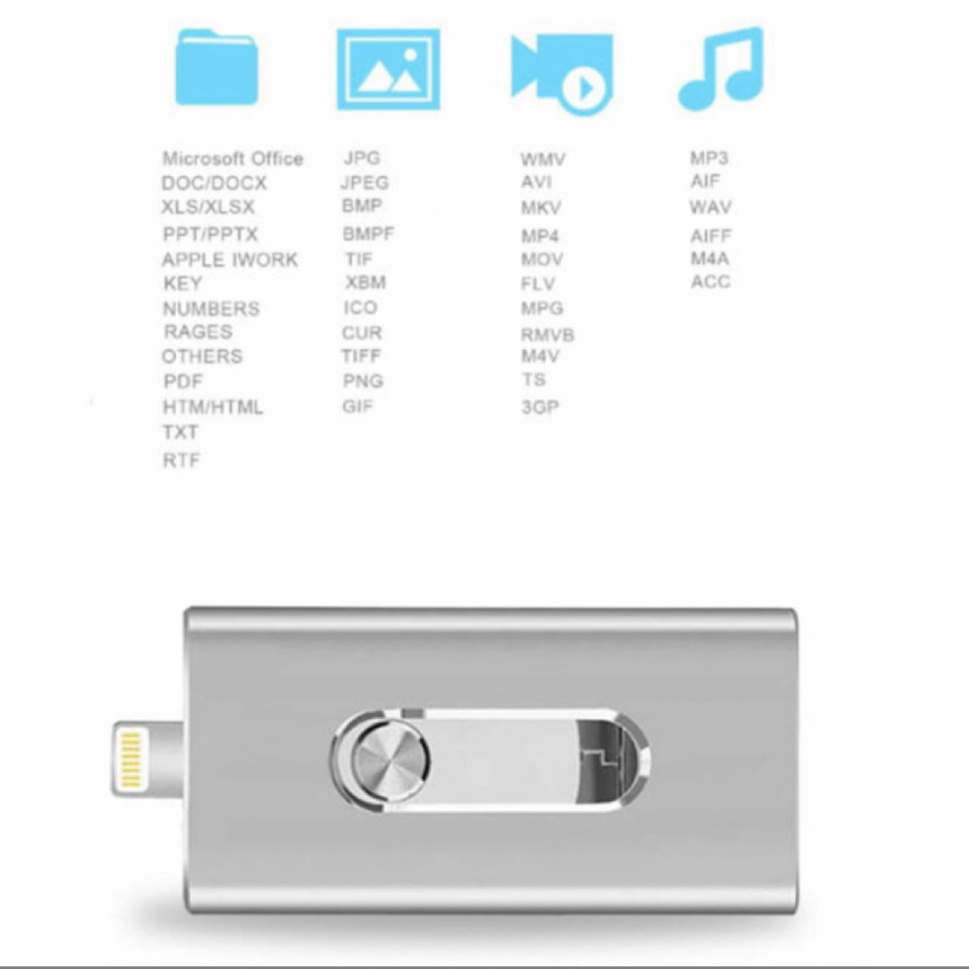256GB usbフラッシュメモリ　USB　フラッシュドライブ　バックアップ スマホ/家電/カメラのPC/タブレット(PC周辺機器)の商品写真