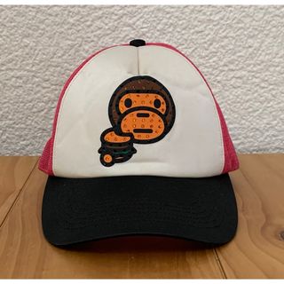 アベイシングエイプ(A BATHING APE)の★激レア★ APE マイロ ラインストーン メッシュキャップ キャップ kaws(キャップ)