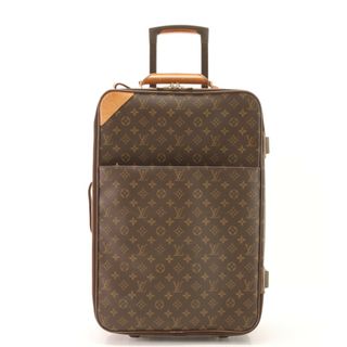 ルイヴィトン(LOUIS VUITTON)のルイヴィトン モノグラム ペガス 55 M23294 レザー スーツケース キャリーケース 出張 旅行 トランク A4 人気 メンズ EEE AA13-10(トラベルバッグ/スーツケース)