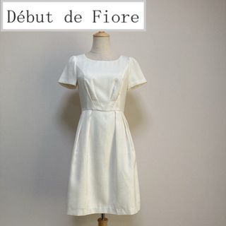 デビュードフィオレ(Debut de Fiore)のデビュードフィオレ バックフリルワンピース(ひざ丈ワンピース)