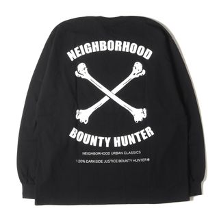 NEIGHBORHOOD - 新品 NEIGHBORHOOD ネイバーフッド Tシャツ サイズ:L 22AW 初売り限定 BOUNTY HUNTER クロスボーン ロングスリーブTシャツ ブラック 黒 トップス カットソー 長袖 コラボ【メンズ】