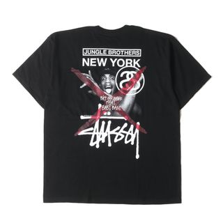 ステューシー(STUSSY)の新品 STUSSY ステューシー Tシャツ サイズ:XL Jungle Brothers ベイビー・バム フォト クルーネック 半袖Tシャツ Baby Bam T-Shirt ブラック 黒 トップス カットソー【メンズ】(Tシャツ/カットソー(半袖/袖なし))