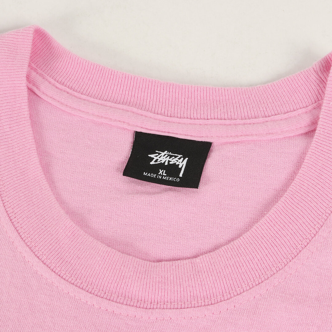 STUSSY(ステューシー)の美品 STUSSY ステューシー Tシャツ サイズ:XL 20SS ヴィーナス ビッグプリント クルーネック 半袖Tシャツ Venus Tee ピンク トップス カットソー【メンズ】【中古】】 メンズのトップス(Tシャツ/カットソー(半袖/袖なし))の商品写真