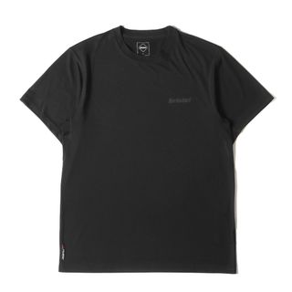 美品 F.C.Real Bristol エフシーレアルブリストル Tシャツ サイズ:L 23SS ポーラテック パワードライ クルーネック 半袖Tシャツ POLARTEC POWER DRY LOGO TEE ブラック 黒 トップス カットソー【メンズ】【中古】(Tシャツ/カットソー(半袖/袖なし))