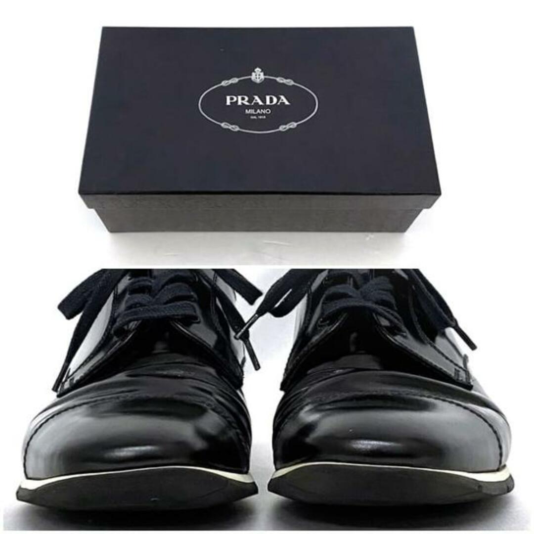 PRADA - プラダ ビジネスシューズ ブラック スポーツ 491BF065 PRADA - プラダ ビジネスシューズ ブラック スポーツ 491BF065