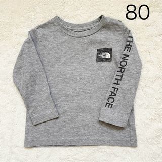 ザノースフェイス(THE NORTH FACE)のTHE NORTH FACE ロンT 80cm  グレー(Ｔシャツ)