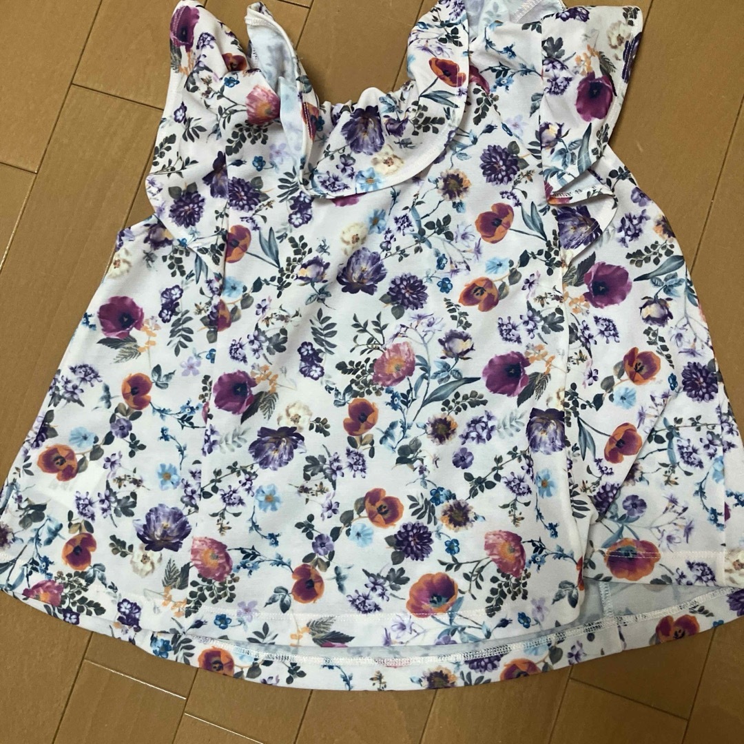 ANNA SUI mini(アナスイミニ)のアナスイミニ　チュニックセットアップ　120 キッズ/ベビー/マタニティのキッズ服女の子用(90cm~)(Tシャツ/カットソー)の商品写真