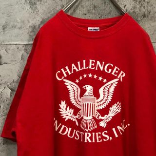 CHALLENGER 企業ロゴ ワシ アメリカ輸入 Tシャツ(Tシャツ/カットソー(半袖/袖なし))