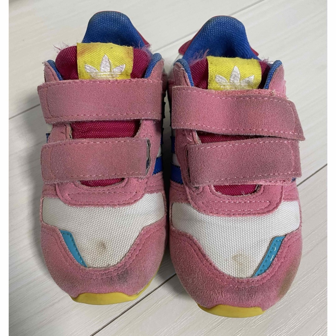 adidas(アディダス)の子供靴(女の子向け　14センチ) キッズ/ベビー/マタニティのベビー靴/シューズ(~14cm)(スニーカー)の商品写真