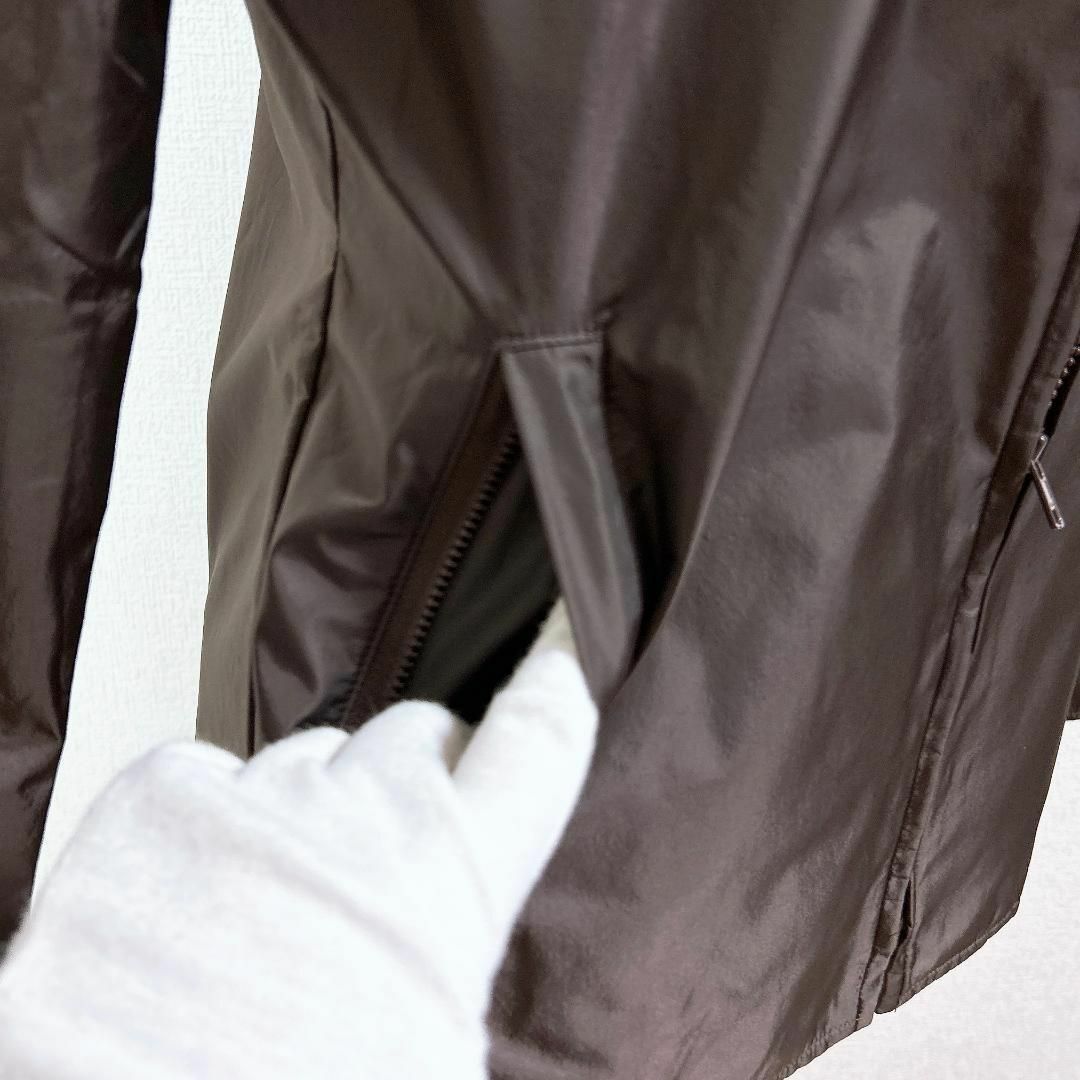 EPOCA(エポカ)の●EPOCA ジップアップ ナイロンジャケット 日本製 三陽商会 38 ブラウン レディースのジャケット/アウター(その他)の商品写真