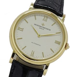 VACHERON CONSTANTIN - ヴァシュロン・コンスタンタン VACHERON CONSTANTIN シャンベラン 43039 時計 メンズ ブランド 世界200本限定 自動巻き AT 750YG レザー 裏スケ 磨き済み 【中古】