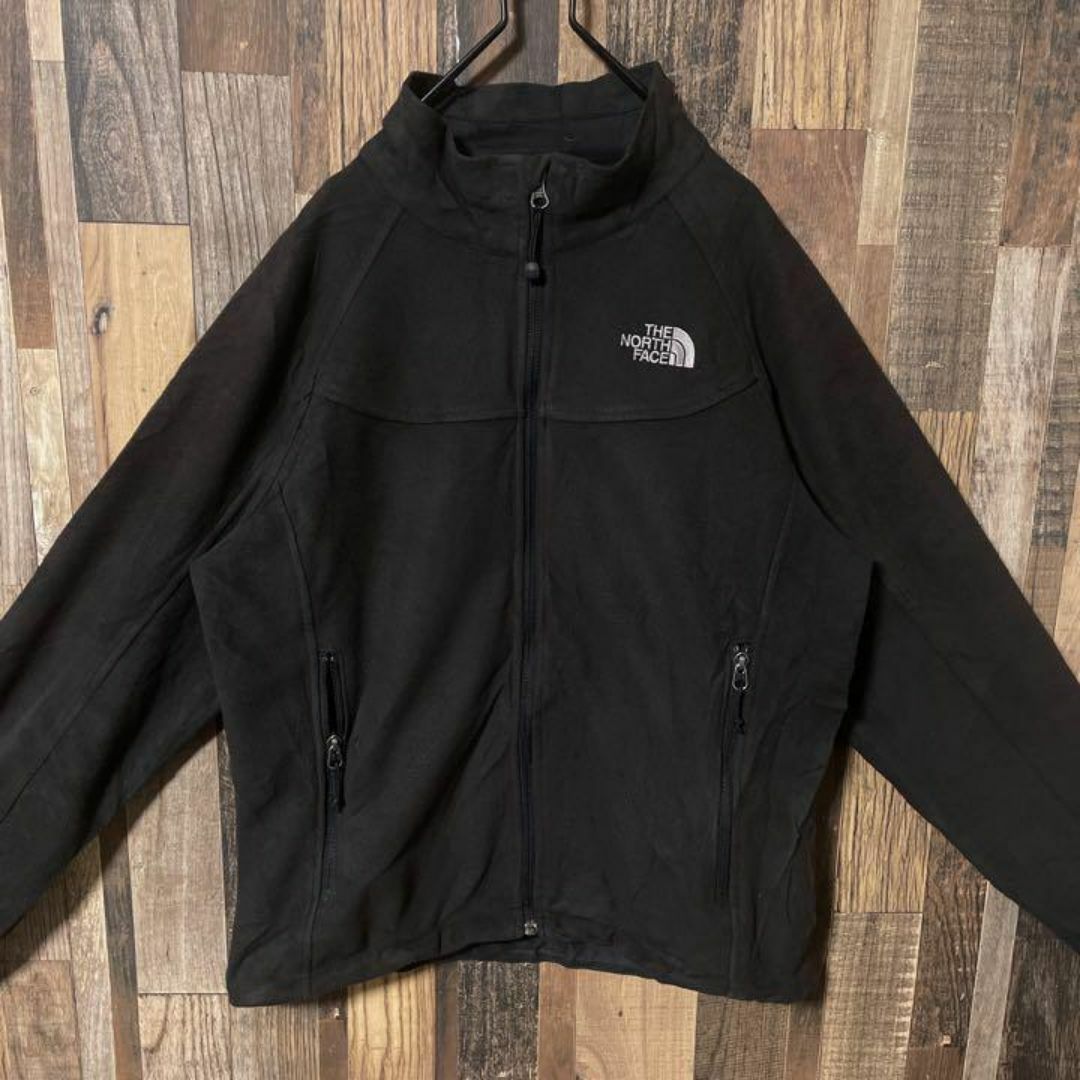 THE NORTH FACE(ザノースフェイス)のノースフェイス L メンズ ロゴ フリース USA古着 90s 長袖 ジャケット メンズのジャケット/アウター(その他)の商品写真