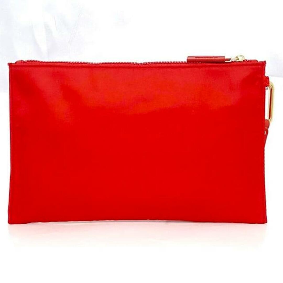 バーバリー クラッチバッグ レッド 美品 ポーチ ストラップ付 バーバリー クラッチバッグ レッド 美品 ポーチ ストラップ付
