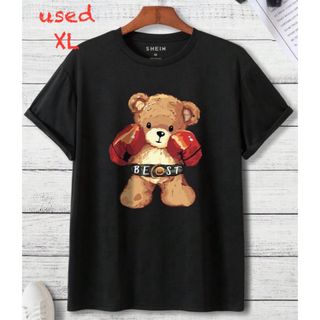 【used】ボクサーベア クマさん Tシャツ XL(Tシャツ/カットソー(半袖/袖なし))