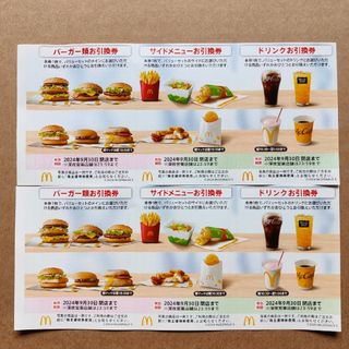 マクドナルド　株主優待券　2シート(フード/ドリンク券)