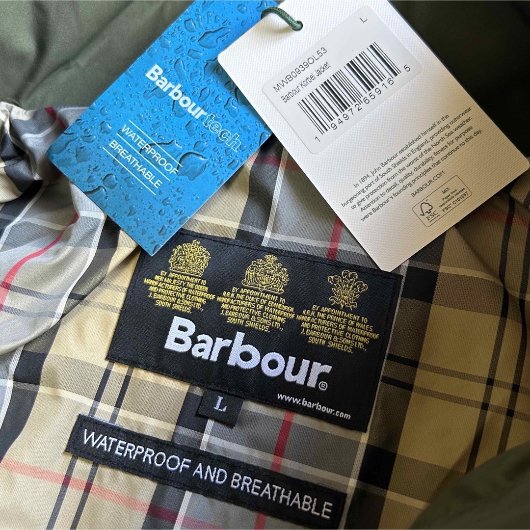 Barbour(バーブァー)の新品 Barbour バブアー WATERPROOF ボンバージャケット L メンズのジャケット/アウター(ブルゾン)の商品写真