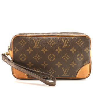 ルイヴィトン(LOUIS VUITTON)のルイヴィトン モノグラム マルリー ドラゴンヌ GM M51827 レザー セカンドバッグ クラッチ 書類 ポーチ 通勤 メンズ EHM AA12-7(セカンドバッグ/クラッチバッグ)