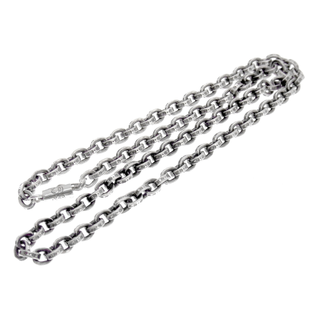 Chrome Hearts(クロムハーツ)のクロムハーツ CHROME HEARTS ■ 【 PAPER CHAIN 18 】 シルバー ペーパーチェーン ネックレス 33334 メンズのアクセサリー(ネックレス)の商品写真