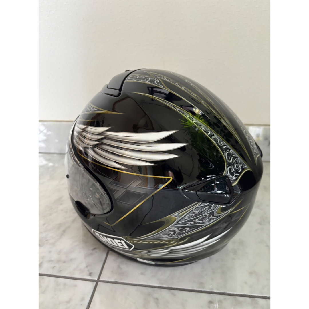 SHOEI QWEST ascend ブラック/ゴールド 自動車/バイクのバイク(ヘルメット/シールド)の商品写真