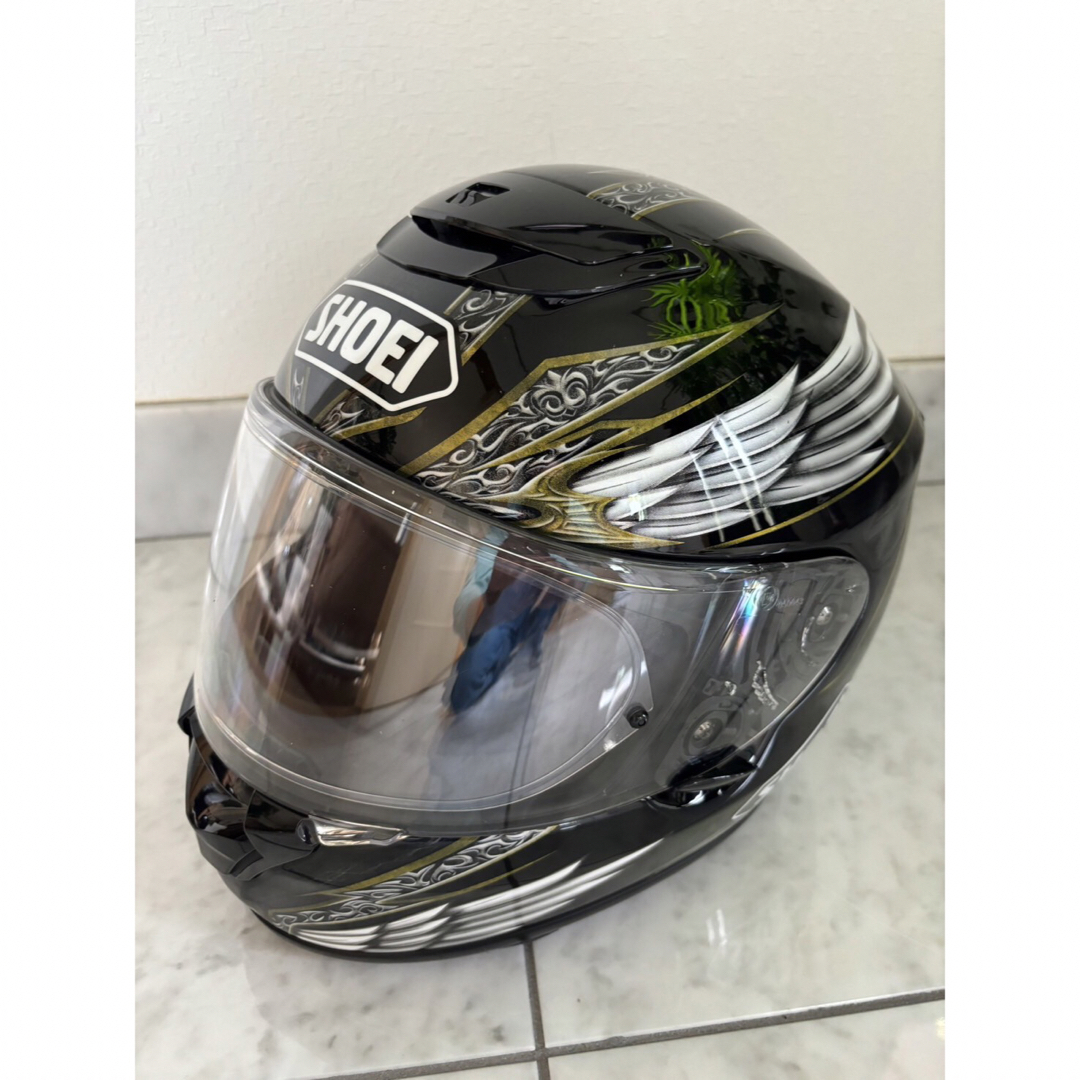 SHOEI QWEST ascend ブラック/ゴールド 自動車/バイクのバイク(ヘルメット/シールド)の商品写真