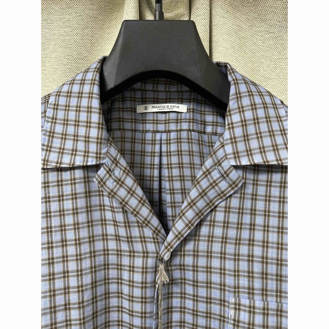 COMOLI(コモリ)のmaatee&sons Hwool ONE PIECE COLLAR SHIRT メンズのトップス(シャツ)の商品写真