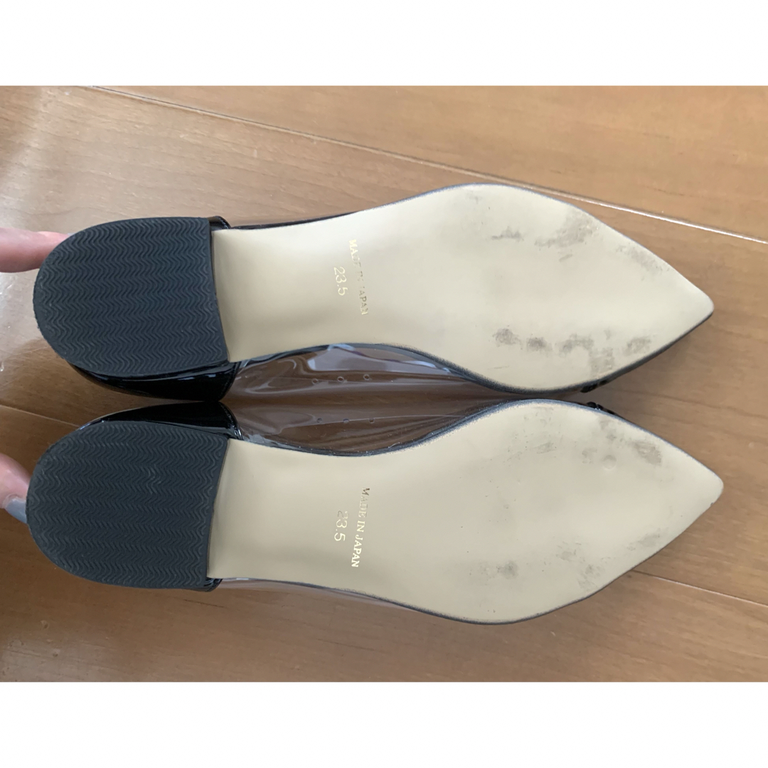MAMIAN(マミアン)のマミアン PVCクリアフラットシューズ 23.5cm レディースの靴/シューズ(ハイヒール/パンプス)の商品写真