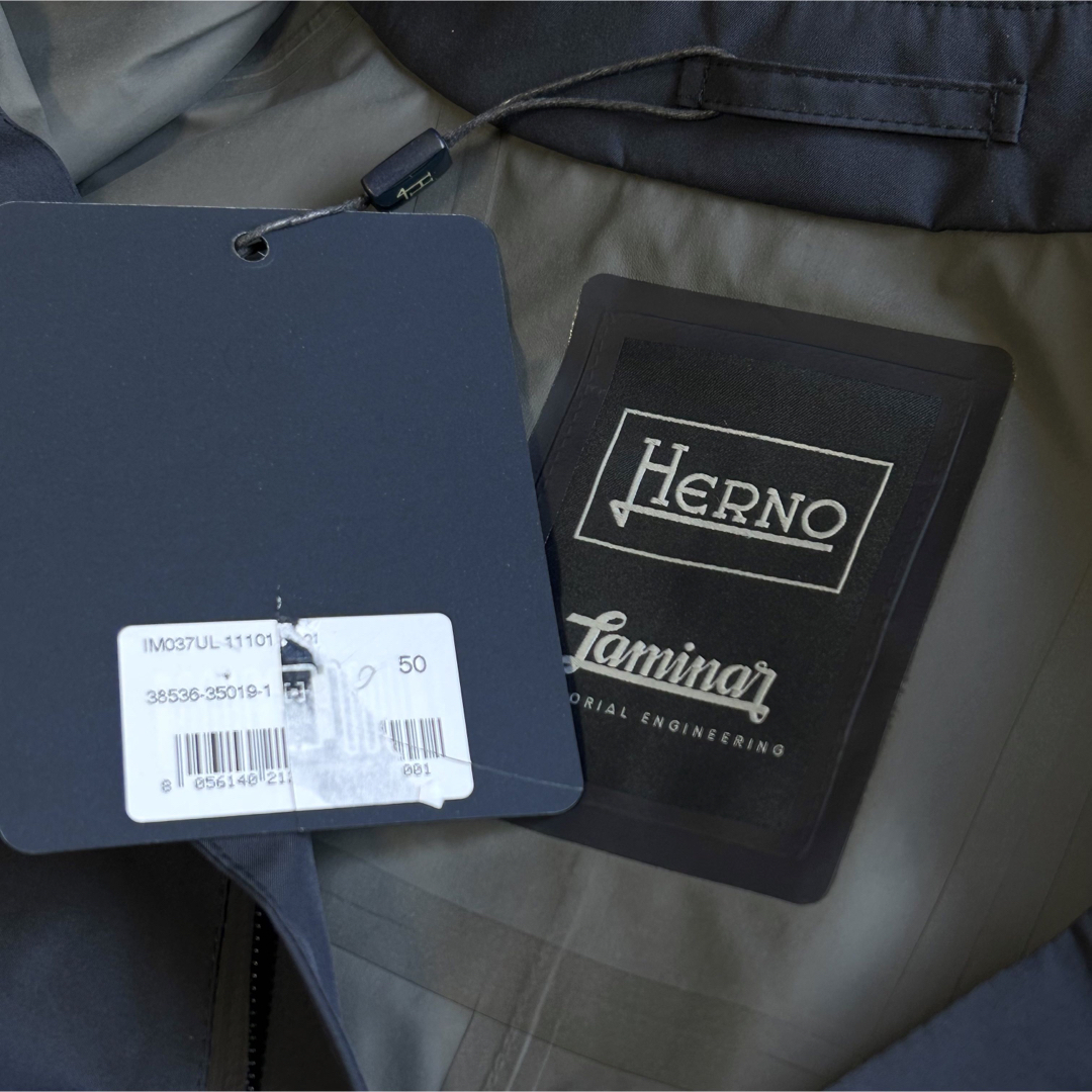 HERNO(ヘルノ)の新品 HERNO ヘルノ 高機能 GORE-TEX ステンカラーコート 50 メンズのジャケット/アウター(ステンカラーコート)の商品写真