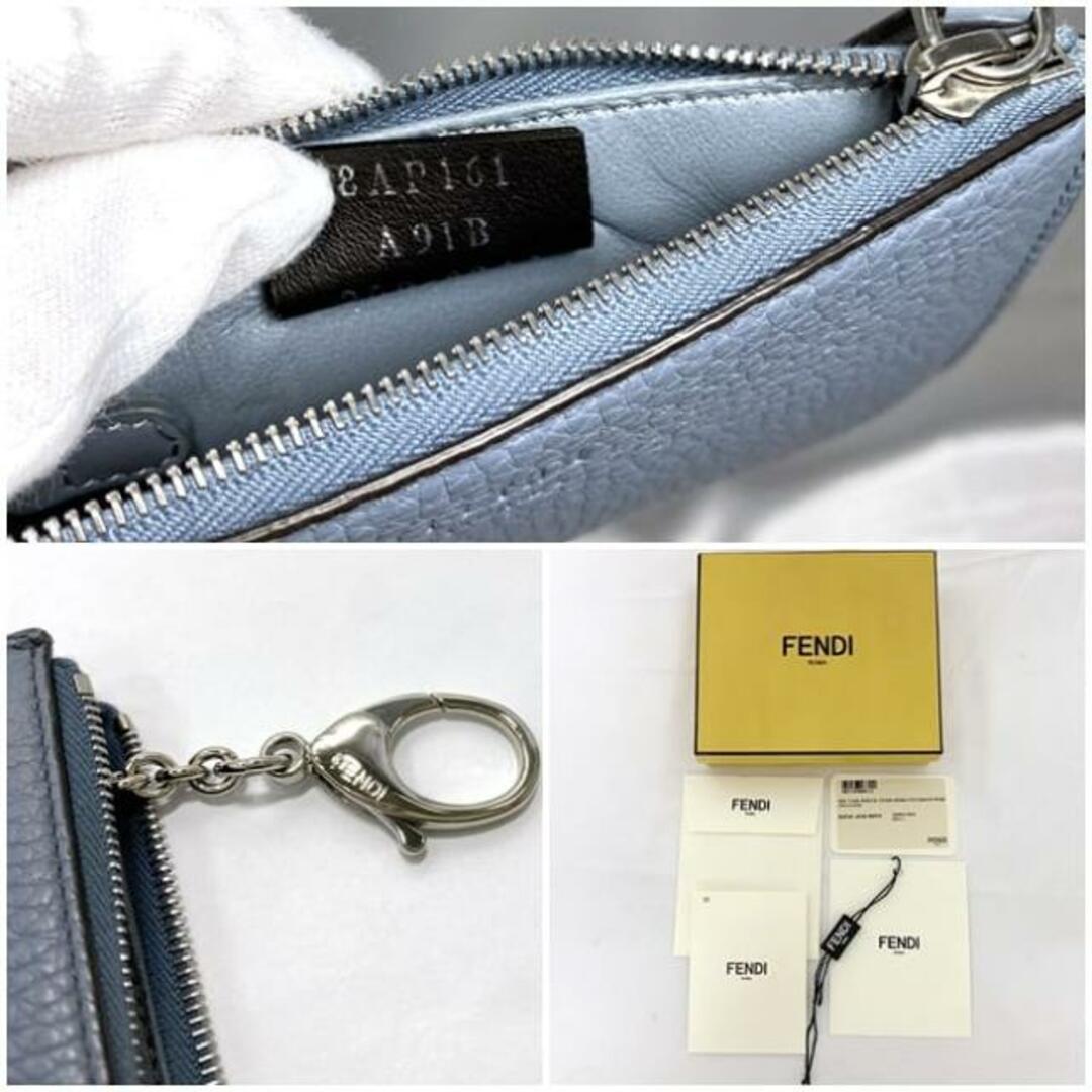 FENDI - フェンディ キーケース コインケース ライトブルー FENDI - フェンディ キーケース コインケース ライトブルー