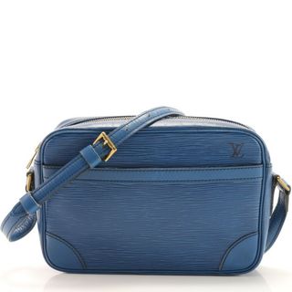 ルイヴィトン(LOUIS VUITTON)の美品 ルイヴィトン エピ トロカデロ 24 トレドブルー M52315 レザー ショルダーバッグ 斜め掛け メッセンジャー メンズ EEM AA7-5(ショルダーバッグ)