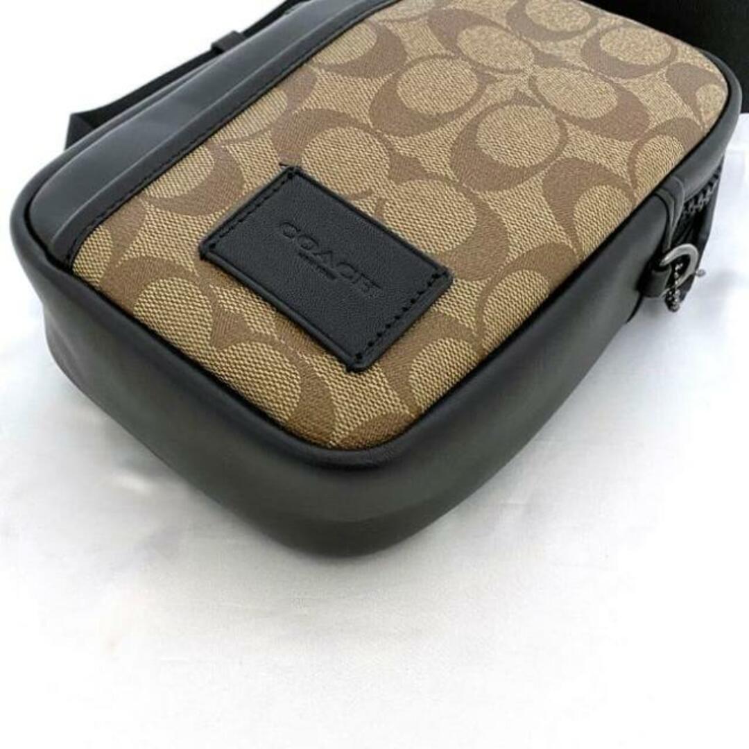 COACH - コーチ ボディバッグ ベージュ ブラウン ブラック COACH - コーチ ボディバッグ ベージュ ブラウン ブラック