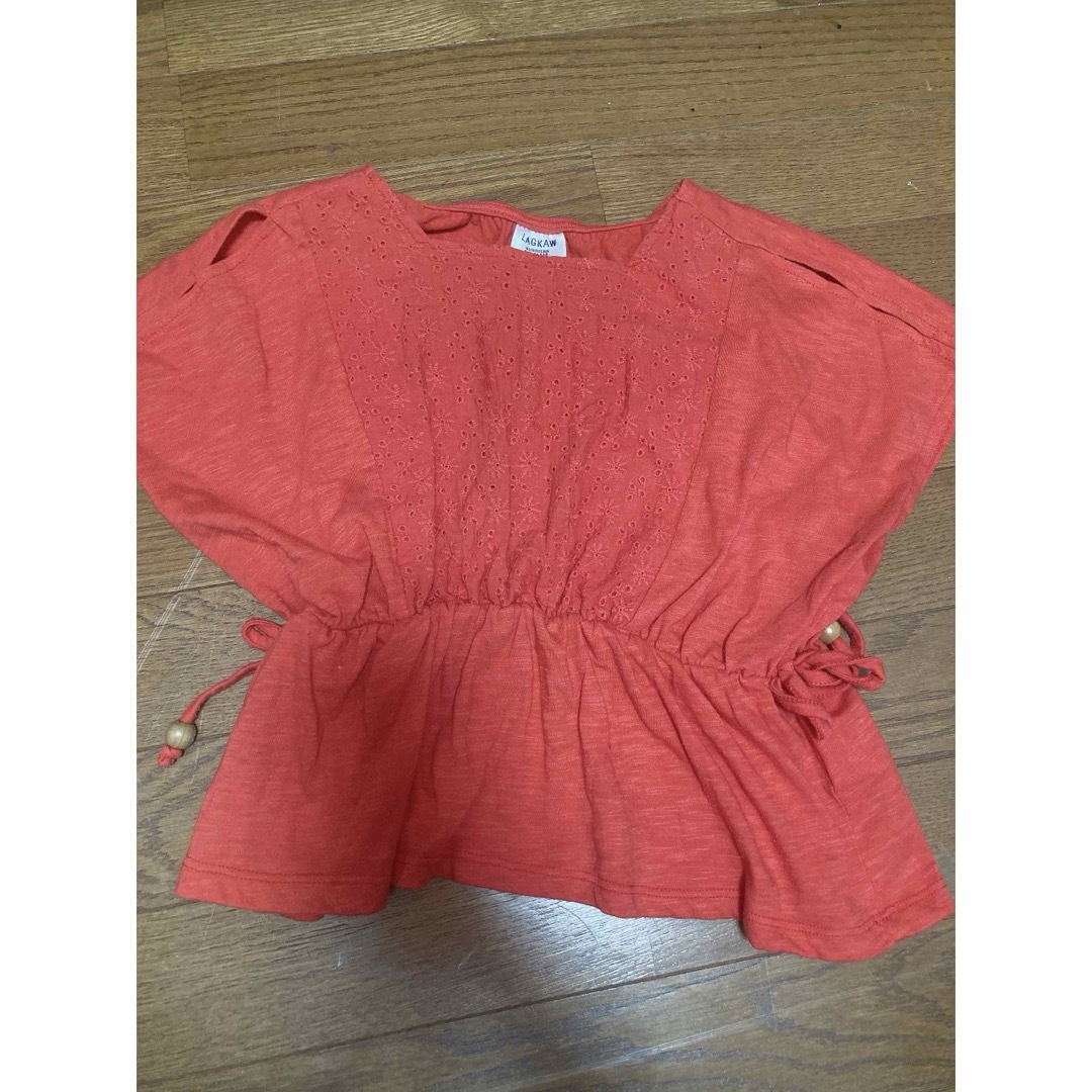 120 女の子　２枚セットシャツ キッズ/ベビー/マタニティのキッズ服女の子用(90cm~)(Tシャツ/カットソー)の商品写真