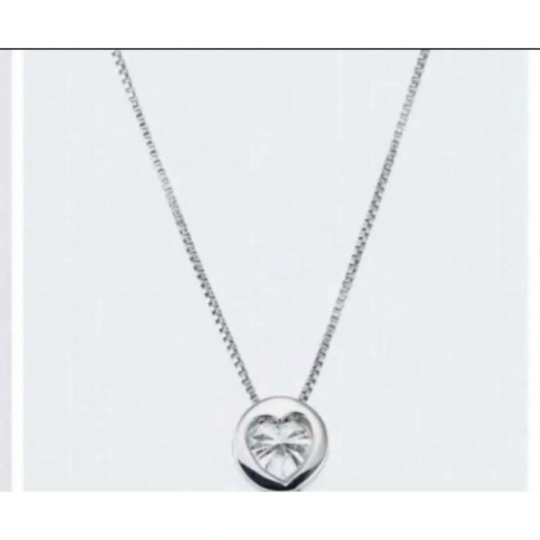 プラチナ　ダイヤモンド0.2カラット　ネックレス レディースのアクセサリー(ネックレス)の商品写真