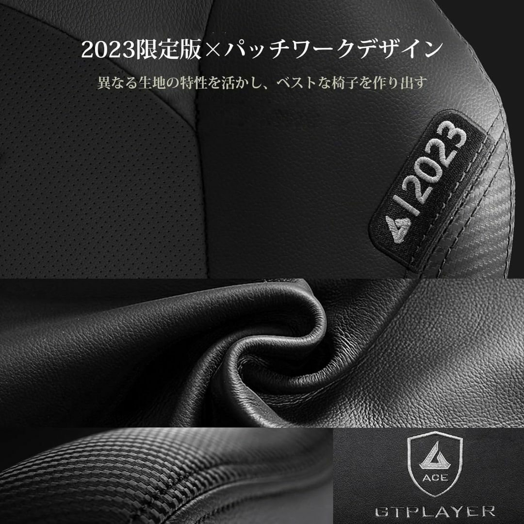 GTPLYER ゲーミングチェア スピーカー オットマン付き Black インテリア/住まい/日用品の椅子/チェア(デスクチェア)の商品写真