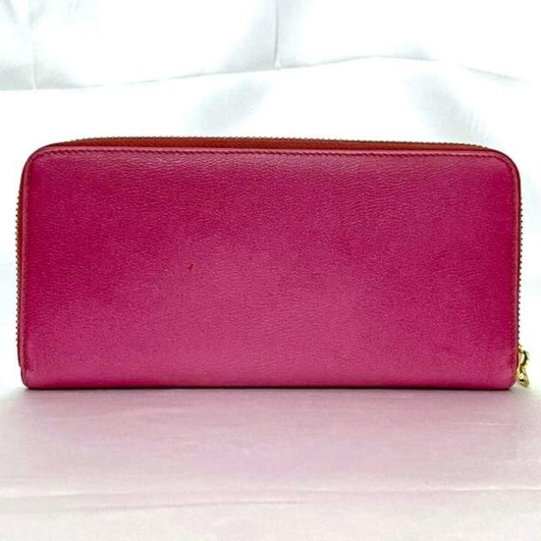 LOEWE - ロエベ ラウンドファスナー 長財布 ピンク アナグラム LOEWE - ロエベ ラウンドファスナー 長財布 ピンク アナグラム