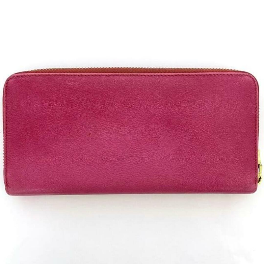 LOEWE - ロエベ ラウンドファスナー 長財布 ピンク アナグラム LOEWE - ロエベ ラウンドファスナー 長財布 ピンク アナグラム