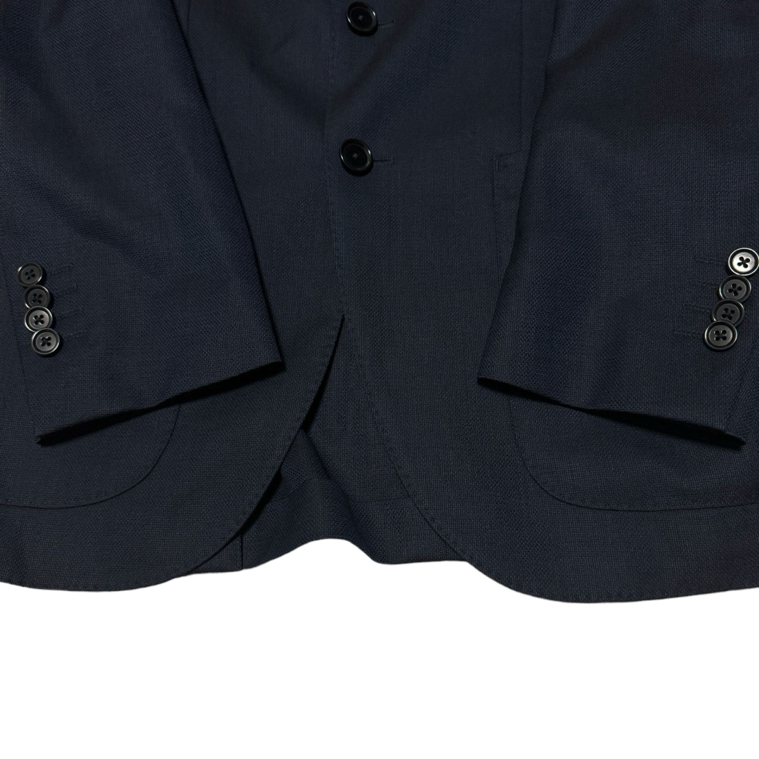 UNITED ARROWS(ユナイテッドアローズ)のUNITED ARROWS ウール メッシュ 3Bジャケット ネイビー 44 メンズのジャケット/アウター(テーラードジャケット)の商品写真
