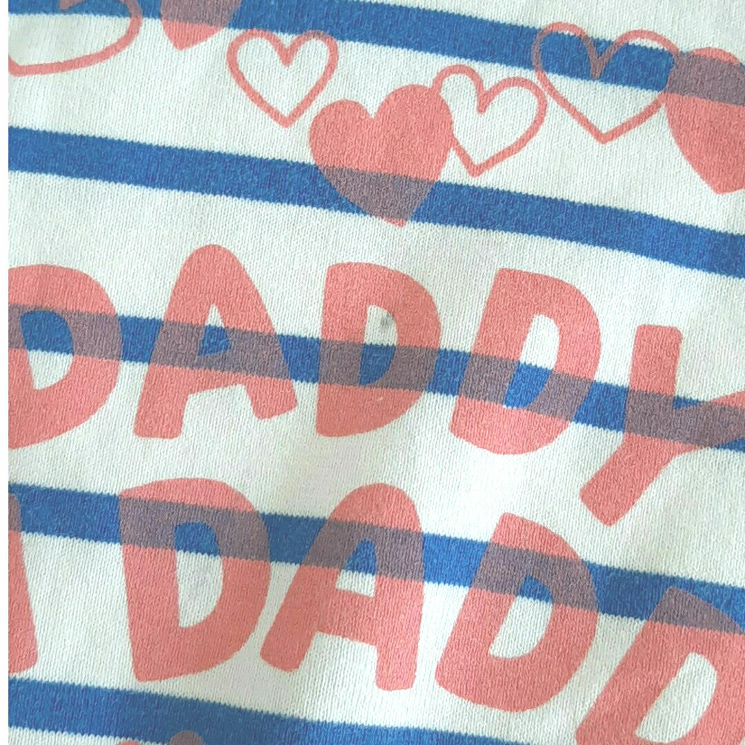 daddy oh daddy(ダディオーダディー)のdaddy oh daddy ボーダーカットソー　95センチ キッズ/ベビー/マタニティのキッズ服女の子用(90cm~)(Tシャツ/カットソー)の商品写真