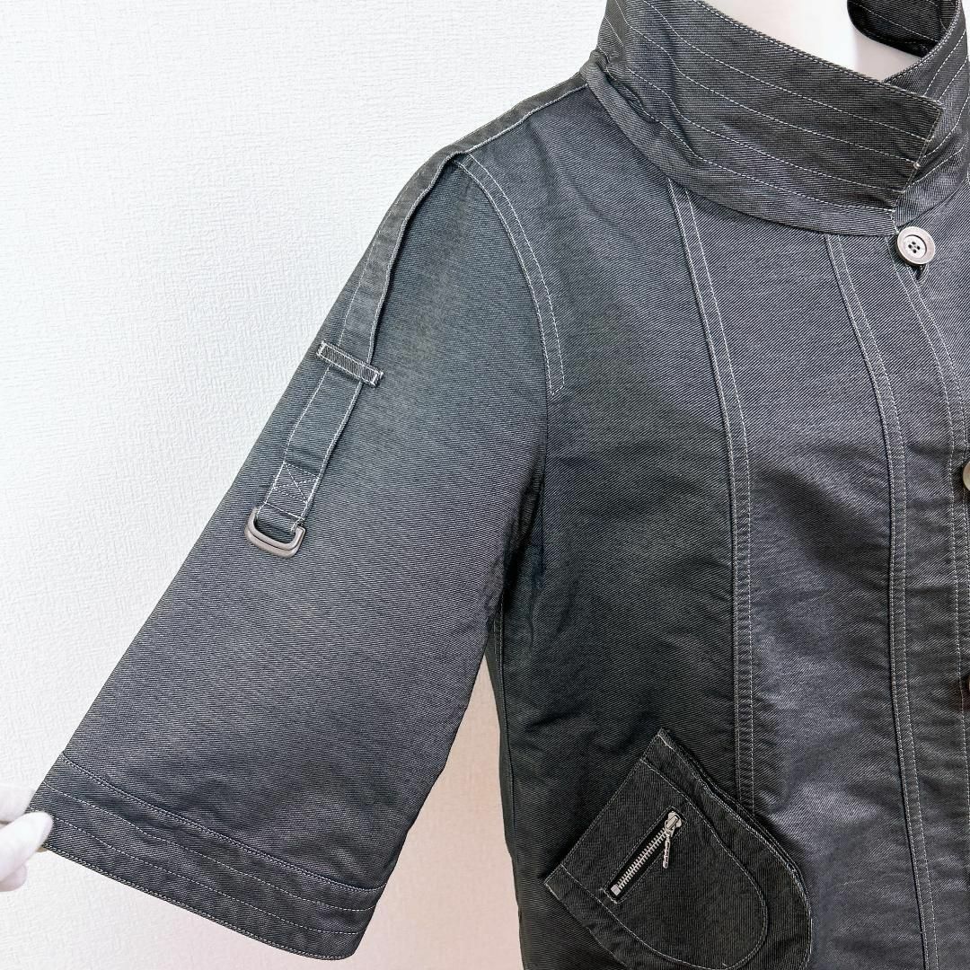 ■KANSAI BIS デニム風ジャケット デザインポケット 13号 レディースのジャケット/アウター(その他)の商品写真