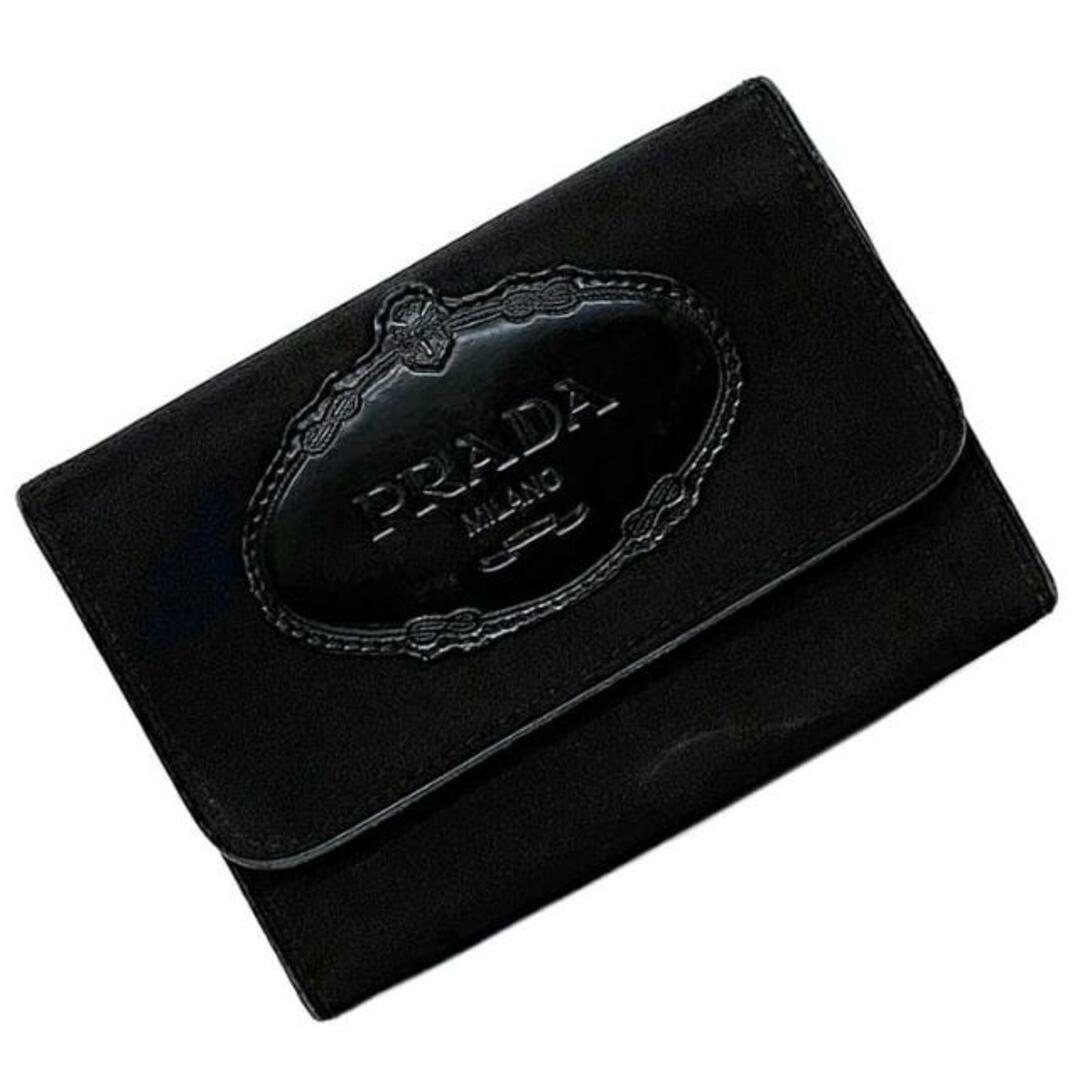プラダ 三つ折り 財布 ブラック NERO コンパクト ナイロン プラダ 三つ折り 財布 ブラック NERO コンパクト ナイロン