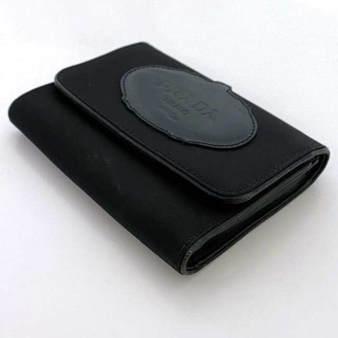 プラダ 三つ折り 財布 ブラック NERO コンパクト ナイロン プラダ 三つ折り 財布 ブラック NERO コンパクト ナイロン