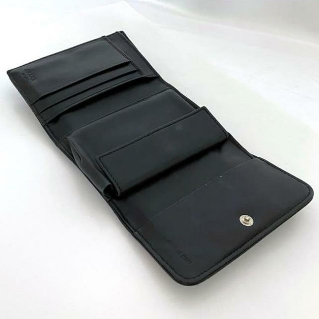 プラダ 三つ折り 財布 ブラック NERO コンパクト ナイロン プラダ 三つ折り 財布 ブラック NERO コンパクト ナイロン