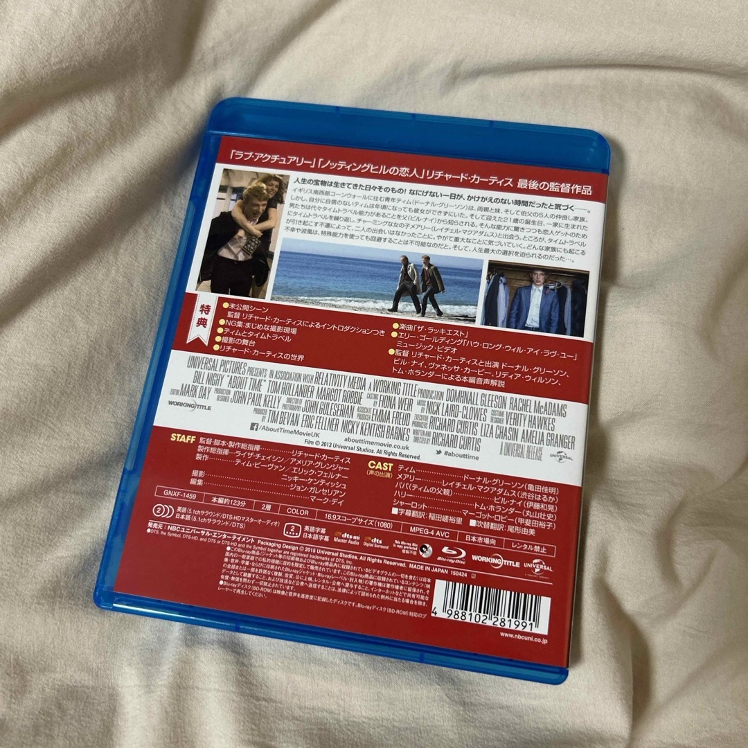 UNIVERSAL ENTERTAINMENT(ユニバーサルエンターテインメント)のアバウト・タイム〜愛おしい時間について〜 Blu-ray エンタメ/ホビーのDVD/ブルーレイ(外国映画)の商品写真