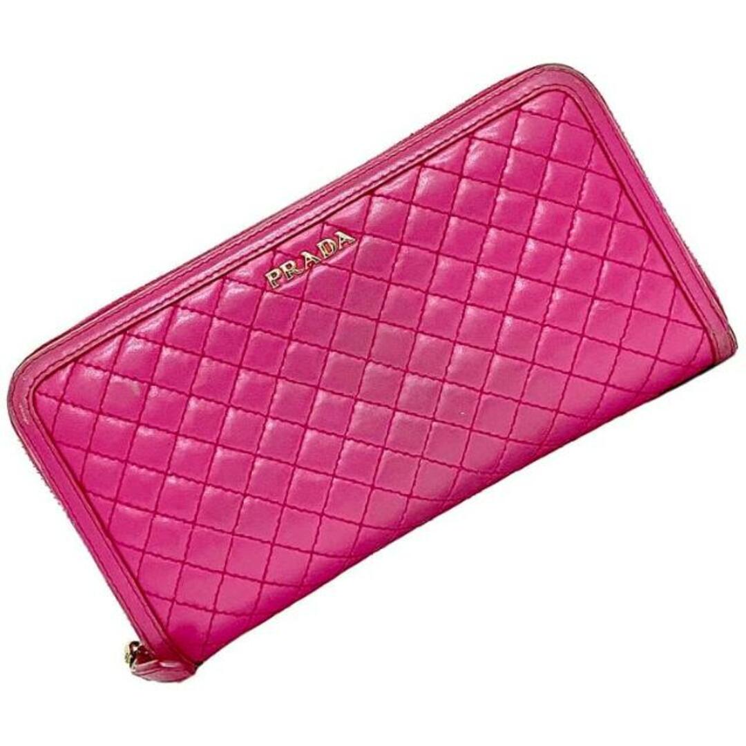 プラダ ラウンドファスナー 長財布 ピンク FUXIA 1M0506 財布 プラダ ラウンドファスナー 長財布 ピンク FUXIA 1M0506 財布