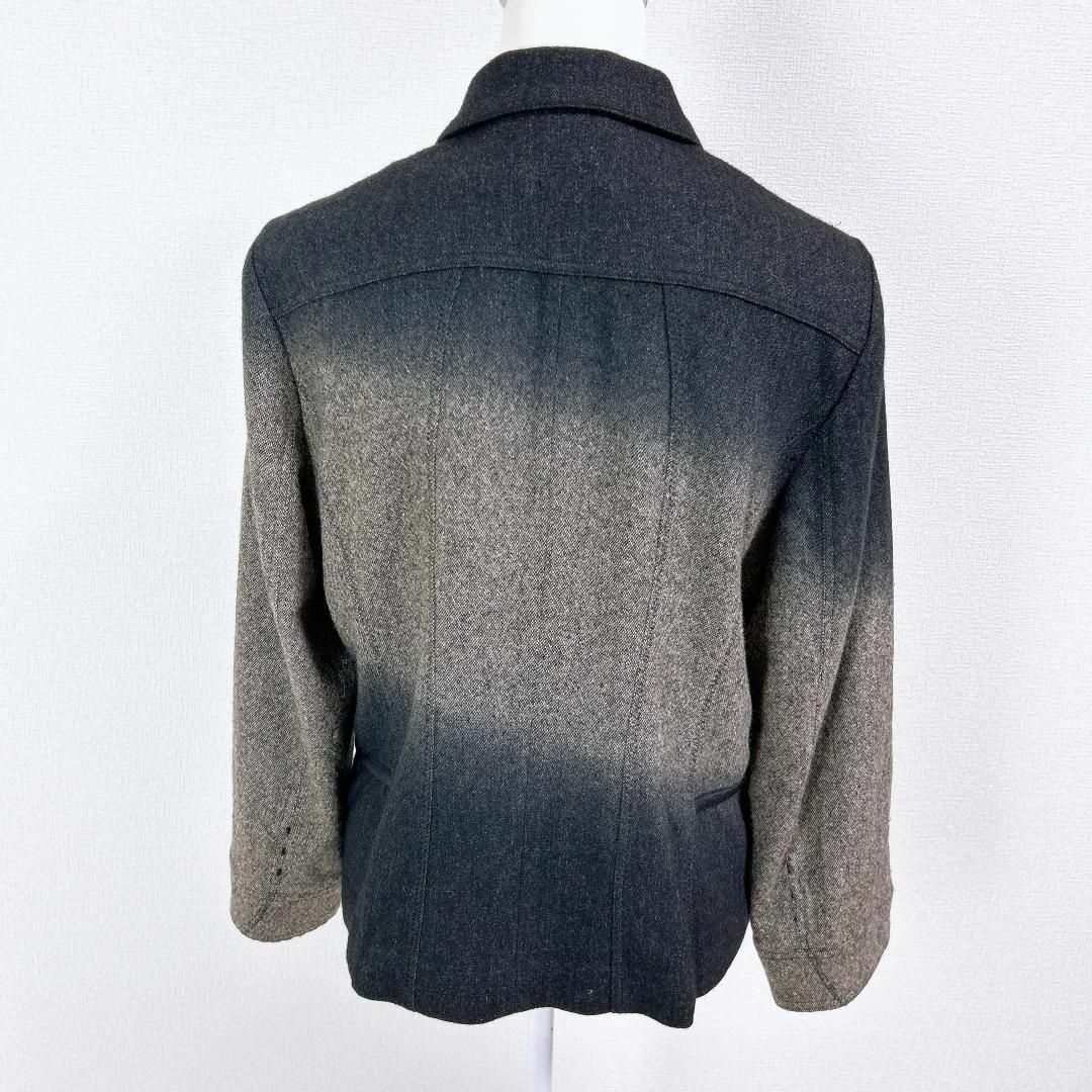 ■Chamois Depo グラデーション ウールジャケット スパンコール 42 レディースのジャケット/アウター(その他)の商品写真