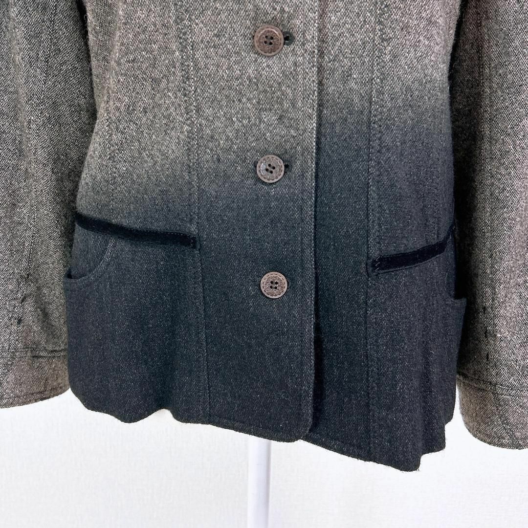 ■Chamois Depo グラデーション ウールジャケット スパンコール 42 レディースのジャケット/アウター(その他)の商品写真