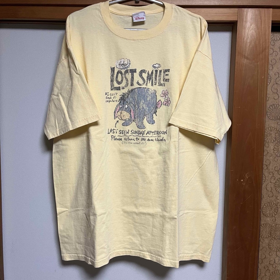 Disney(ディズニー)の【入手困難】90s Disney ディズニー　イーヨー　Tシャツ  メンズのトップス(Tシャツ/カットソー(半袖/袖なし))の商品写真